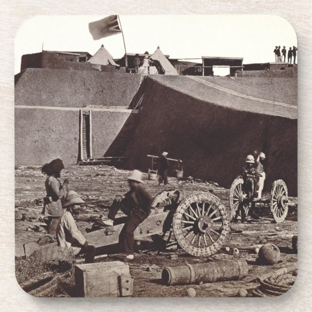 Porta-copo Forte de Pehlang, 1860 (impressão da prata do (Frente)