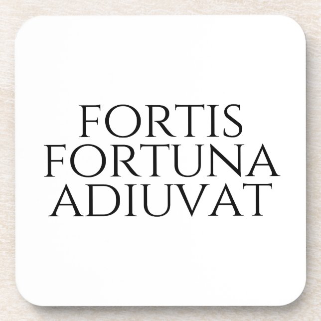 Porta-copo Fortis Fortuna Adiuvat (Frente)