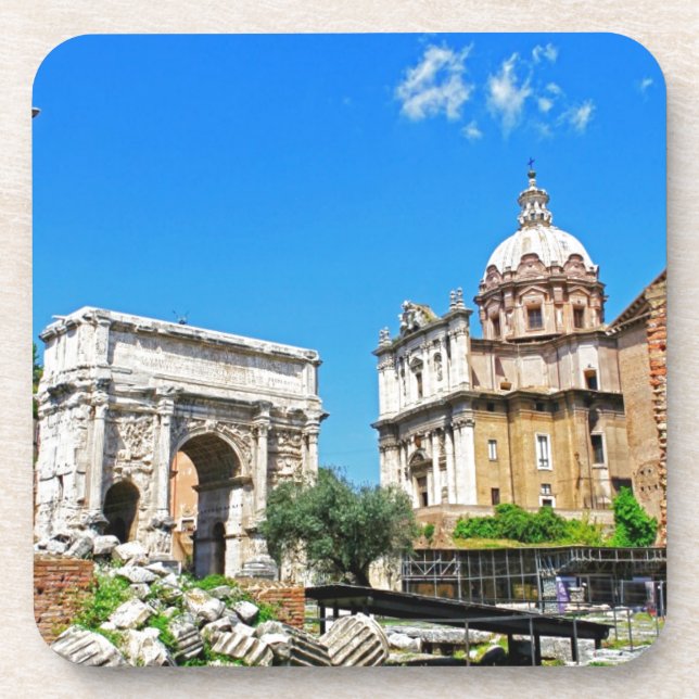 Porta-copo Fórum romano (Frente)