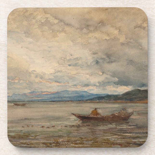 Porta-copo Fos, Environs De Martigues - Félix Ziem (Frente)