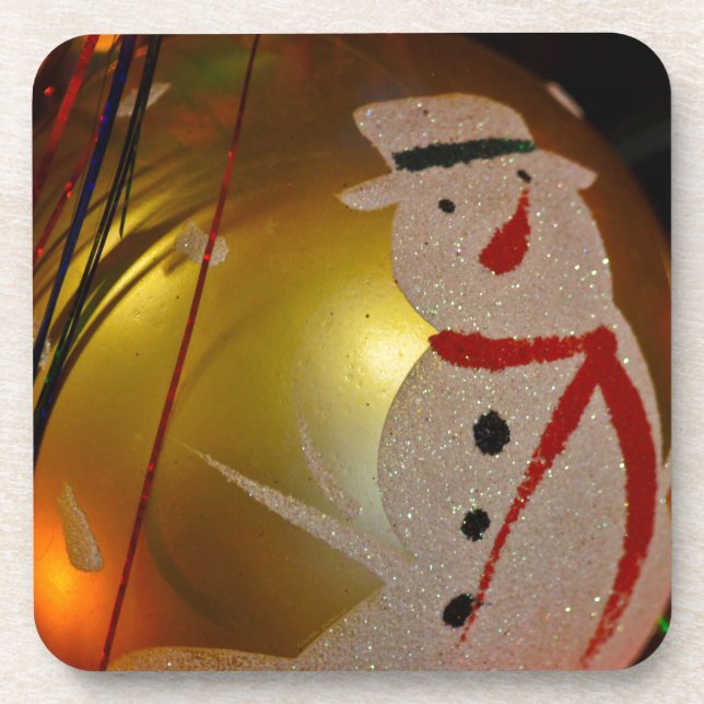 Porta-copo Fosco Snowman Ornament (Frente)