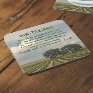 Porta-copo Foto da Bênção Irlandesa Farmland