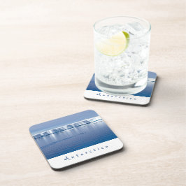 Porta-copo Foto da paisagem do iceberg Antártica com texto br