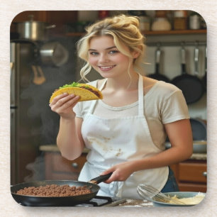 Porta-copo Foto de Comer Tacos Personalizar