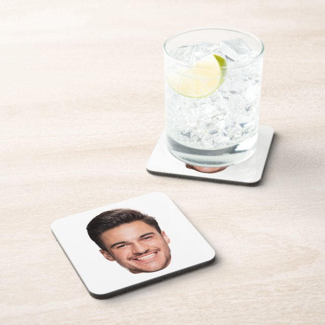 Porta-copo Foto de Rosto Personalizada (Lado Direito)
