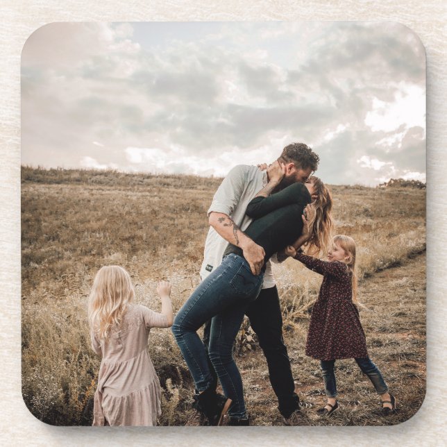 Porta-copo Foto do Casal da família (Frente)