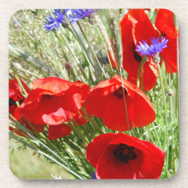 Porta-copo Foto do Red Poppy, Cottage Garden