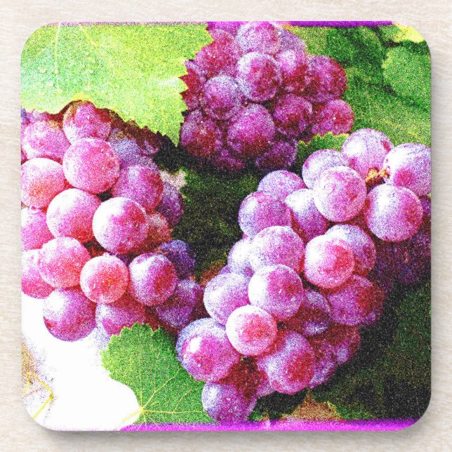 Porta-copo Foto "Fábrica de Frutas de Uvas". Compre agora (Frente)