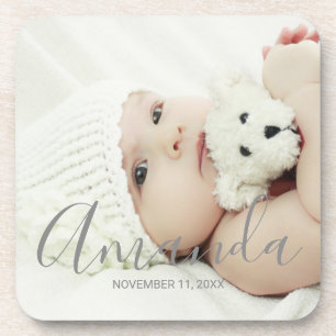Porta-copo Foto Personalizada com Nome e Texto Personalizados