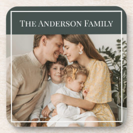 Porta-copo Foto Personalizada da Família | Nome da Família Pe