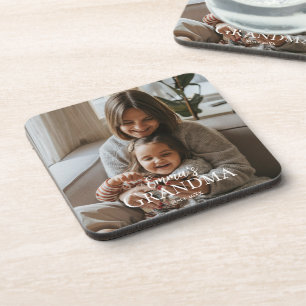 Porta-copo Foto Personalizada & Texto Personalizado Avó Desde