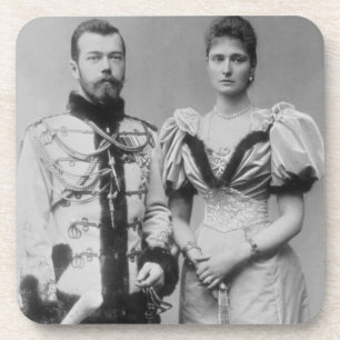 Porta-copo Fotografia do retrato do Tsar Nicholas II