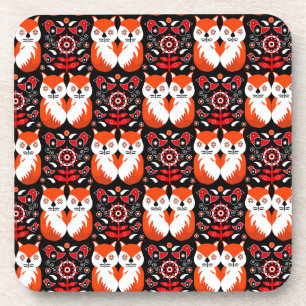 Porta-copo Fox and Nature Nordic FolArt