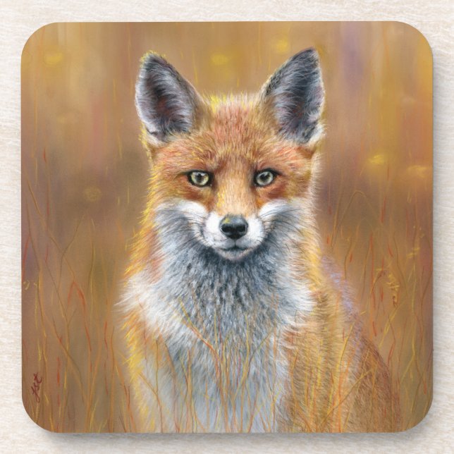 Porta-copo Fox coaster set.  (Frente)