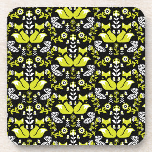 Porta-copo Fox Nordic Scandinavian Folart Tablecloth