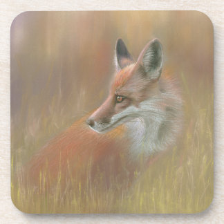 Porta-copo Fox wildlife coaster set