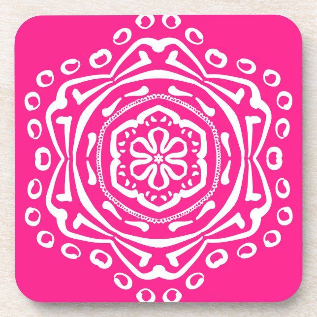 Porta-copo Foxglove Mandala (Frente)