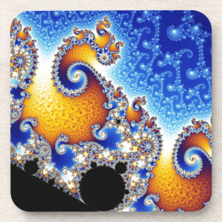 Porta-copo Fractal Espiral Duplo por Satélite Conjunto de Man