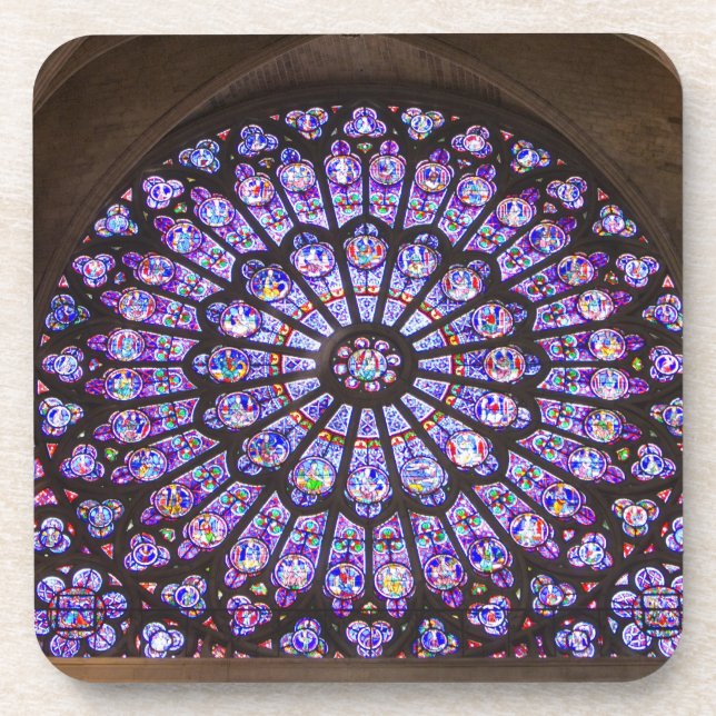Porta-copo França, Paris. Detalhe interior de vitral (Frente)