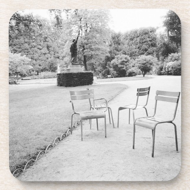 Porta-copo FRANÇA, Paris: Estátua dos Jardins do Luxemburgo (Frente)
