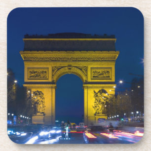 Porta-copo França, Paris. O Arco do Triunfo e o