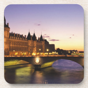 Porta-copo França, Paris, River Seine e Conciergerie em