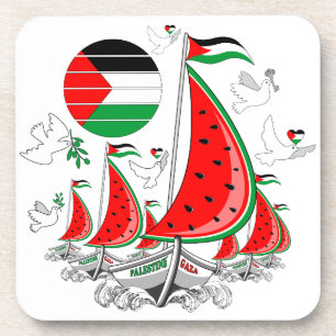 Porta-copo Freedom Global Sumud Flotilla Boats para Gaza