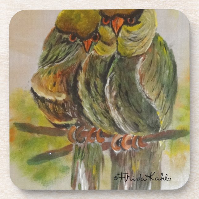 Porta-copo Frida Kahlo Painted Birds (Frente)