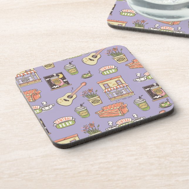 Porta-copo FRIENDS™ | Ícone de Padrão Roxo (Left Side)