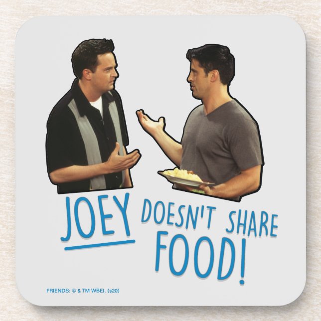Porta-copo FRIENDS™ | Joey Não Divide Comida! (Frente)