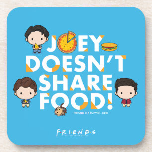 Porta-copo FRIENDS™   Joey Não Divide Comida Chibi