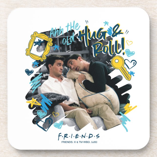 Porta-copo FRIENDS™ | O Velho Abraço e Rolar (Frente)