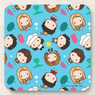 Porta-copo FRIENDS™   Padrão Chibi de Personagem