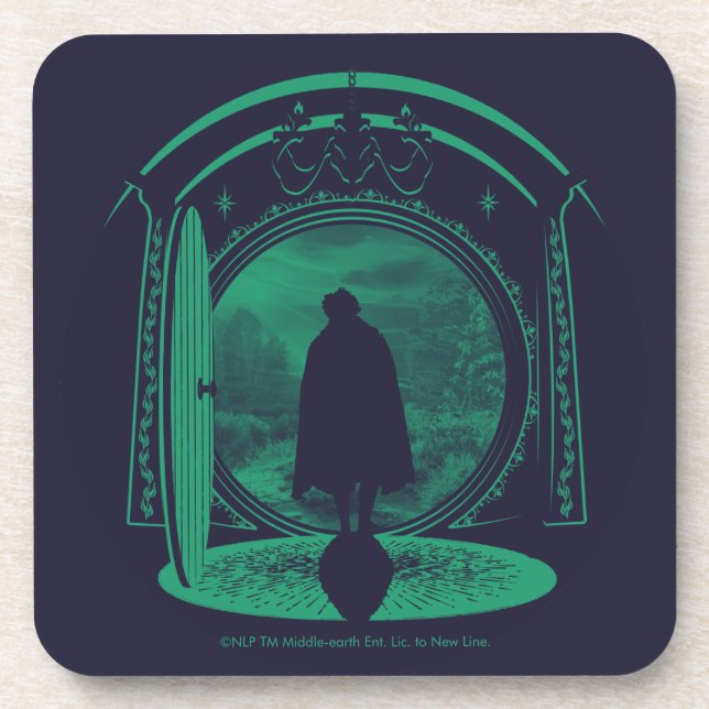Porta-copo FRODO™ Leaving THE SHIRE™ Silhouette (Frente)