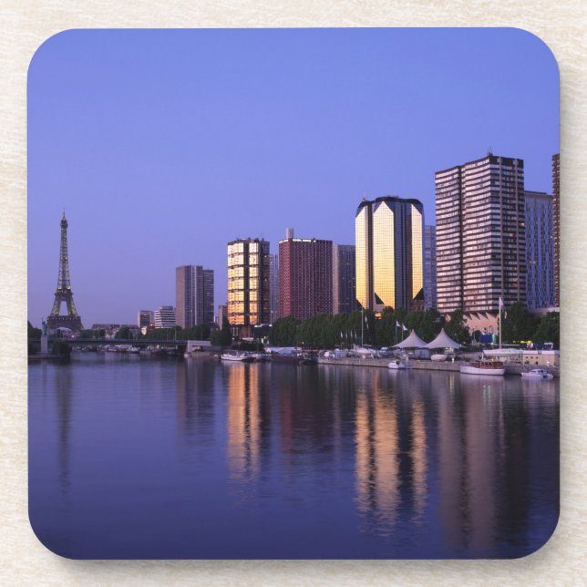 Porta-copo Front du Seine e Eiffel Tower, Paris, França (Frente)
