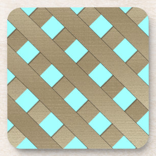 Porta-copo Fronteira de lattice por Shirley Taylor