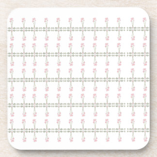 Porta-copo Fronteira Floral de Vinha de Lótus Rosa Vintage Se