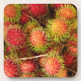 Porta-copo Fruta de Rambutã no Mercado de Can Duoc