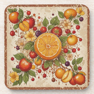 Porta-copo Fruta Vintage