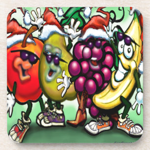 Porta-copo Frutado Natal