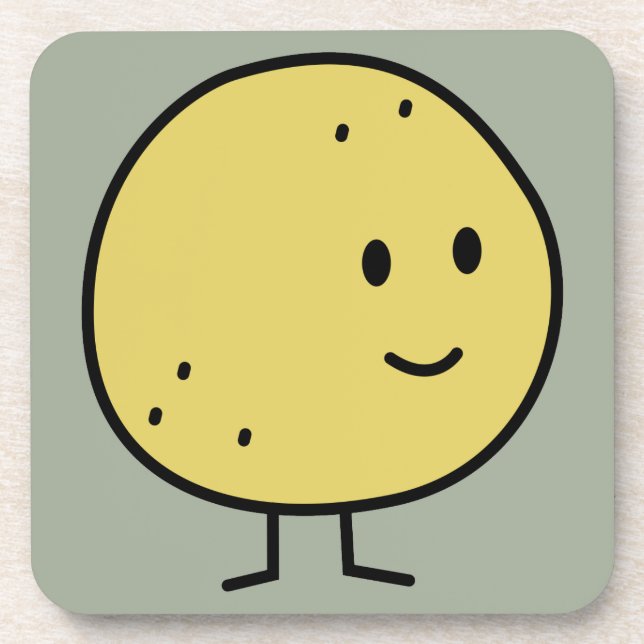 Porta-copo Frutas de sorriso felizes da toranja (Frente)