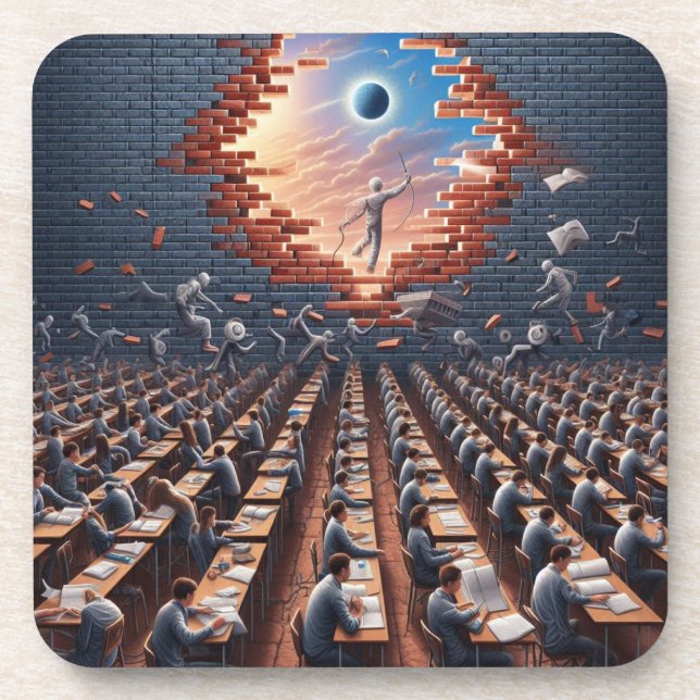 Porta-copo Fuga da Matriz: Sala de Exame Surreal (Frente)