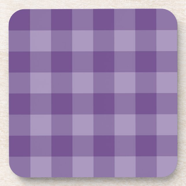 Porta-copo Fundo checkered violeta (Frente)