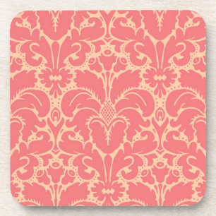 Porta-copo Fundo damasco estilo barroco