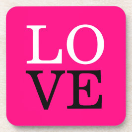 Porta-copo Fundo de Rosa Amor Casamento