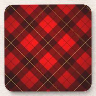 Porta-copo Fundo do tartan de Wallace