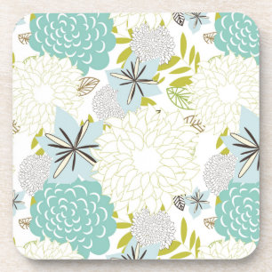 Porta-copo Fundo floral