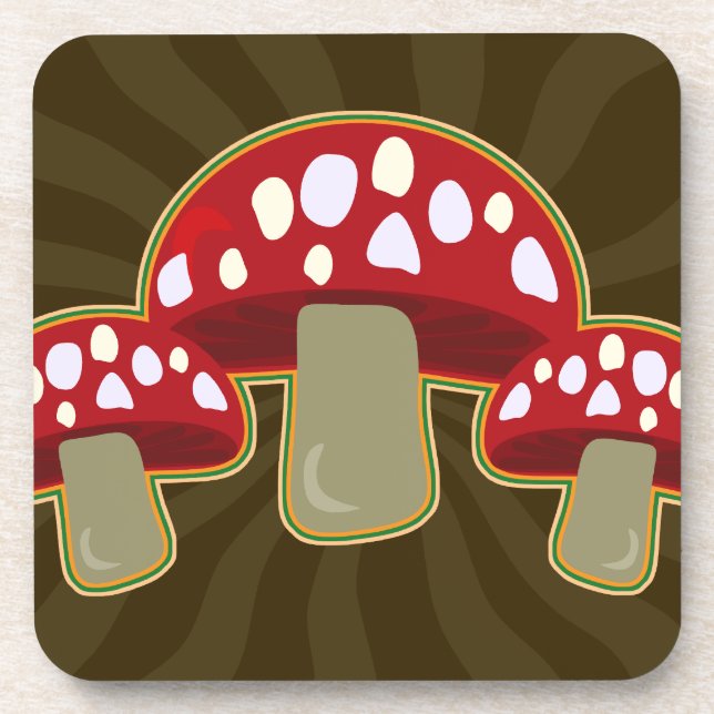 Porta-copo Funky Fungi Mushroom (Frente)