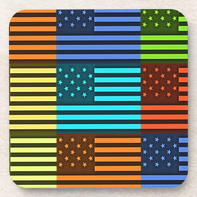 Porta-copo Funny USA Flag (Frente)