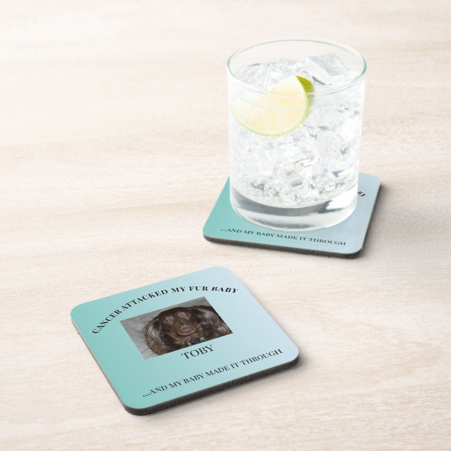 Porta-copo Fur Baby Cancer Survivor Hope Design (Lado Direito)